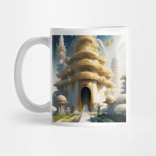 The Empress' Swirling Gardens Space Metropolis The Temple of Truth Is White Mug